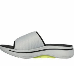 Sandals<SKECHERS GO WALK Arch Fit Sandal - Manta Ray Bay GRAY / YELLOW