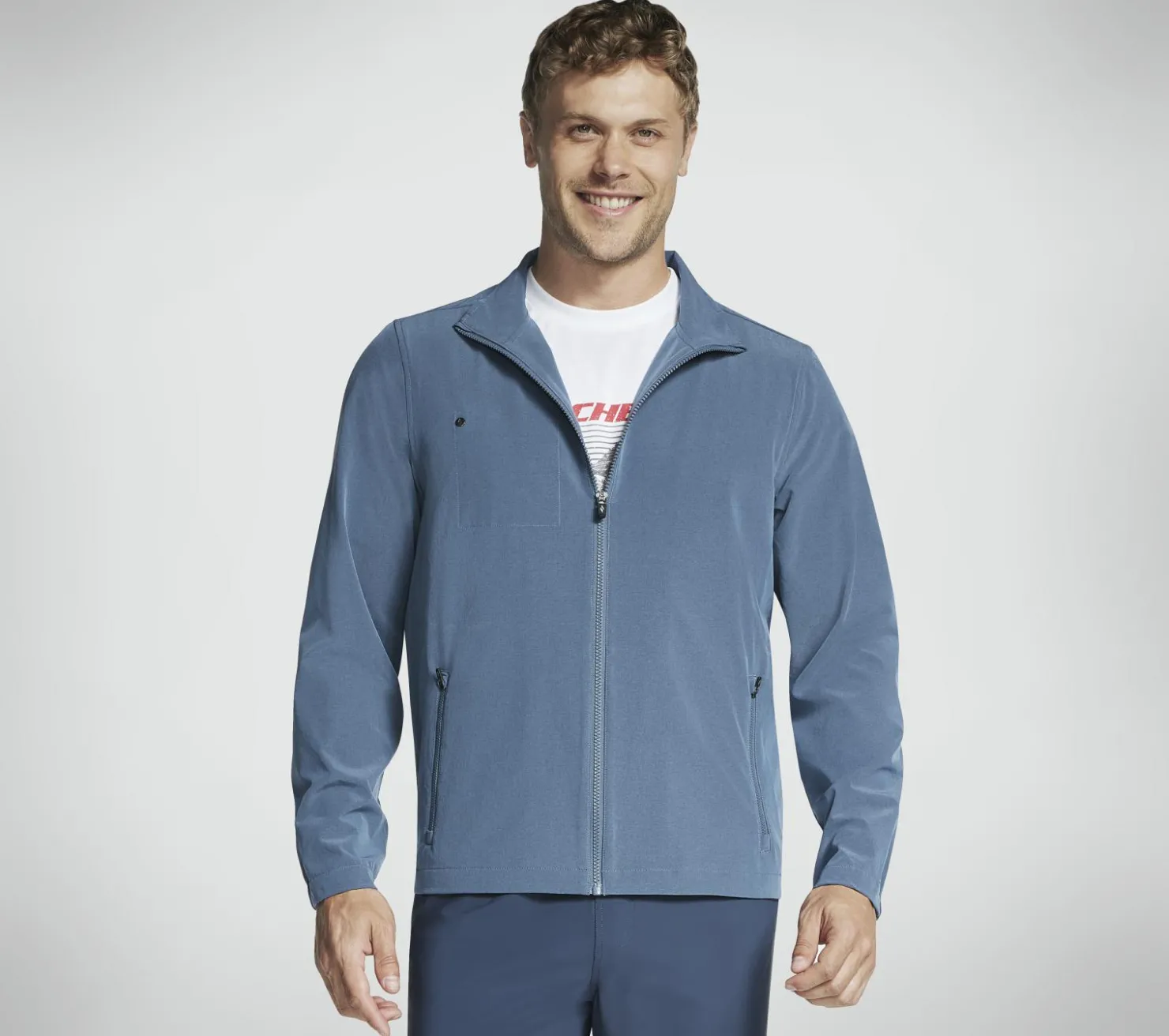 Tops|Tops<SKECHERS GO WALK Everywhere Full Zip Jacket DENIM