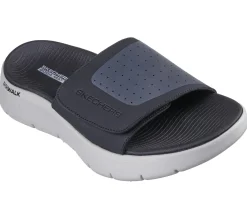 Sandals<SKECHERS GO WALK Flex Sandal - Sandbar BLACK