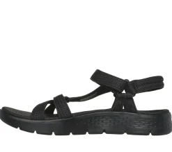 Sandals<SKECHERS GO WALK Flex Sandal - Sublime BLACK
