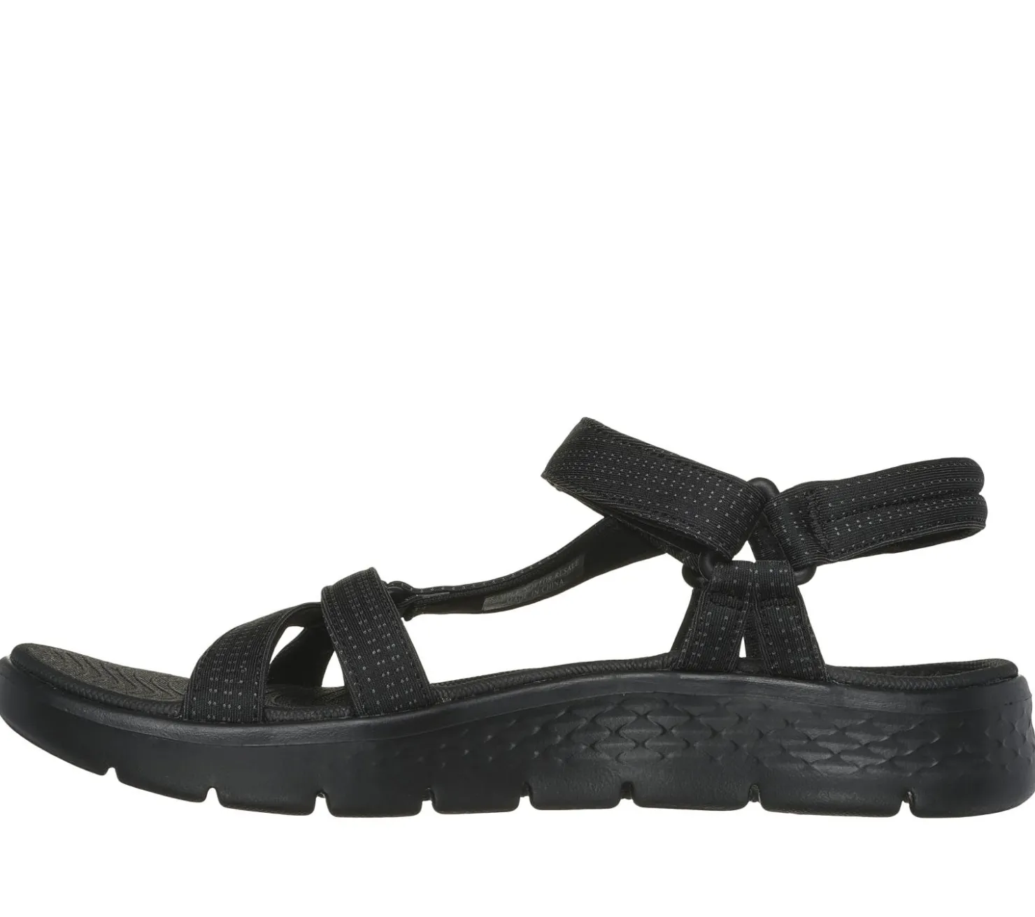 Sandals<SKECHERS GO WALK Flex Sandal - Sublime BLACK