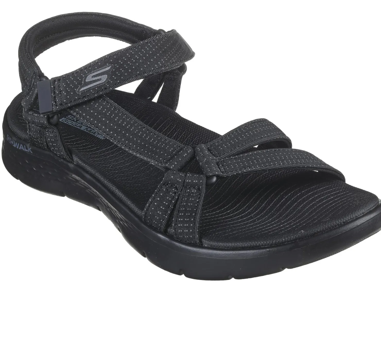 Sandals<SKECHERS GO WALK Flex Sandal - Sublime BLACK