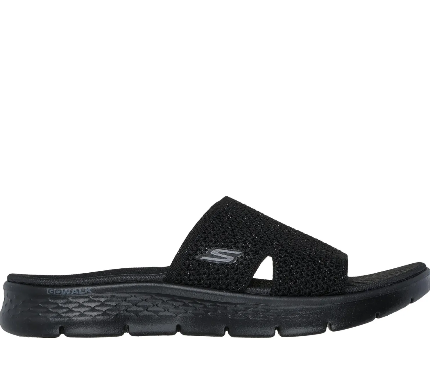 Sandals<SKECHERS GO WALK Flex Sandal - Timeless BLACK