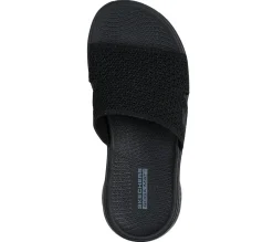 Sandals<SKECHERS GO WALK Flex Sandal - Timeless BLACK