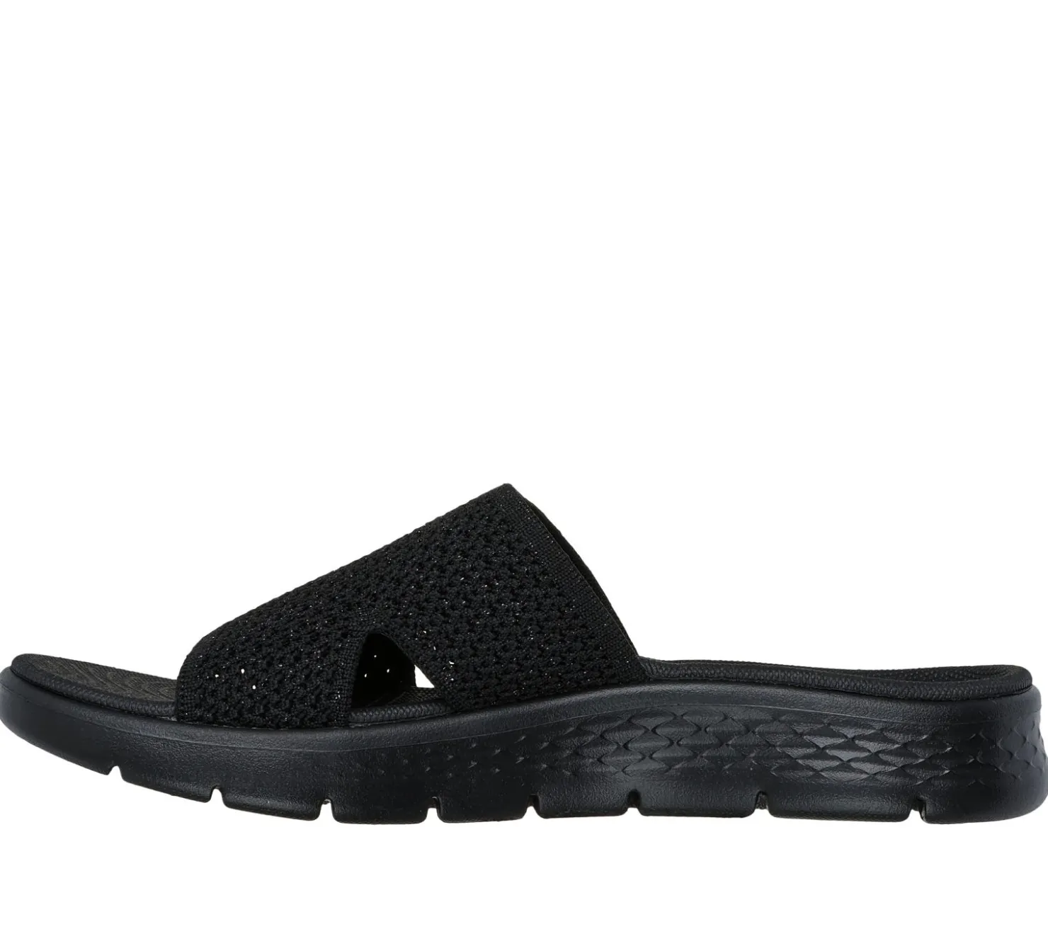 Sandals<SKECHERS GO WALK Flex Sandal - Timeless BLACK