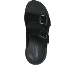 Sandals<SKECHERS GO WALK Massage Fit - Immerse BLACK
