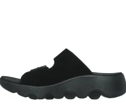 Sandals<SKECHERS GO WALK Massage Fit - Immerse BLACK