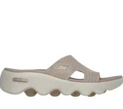Sandals<SKECHERS GO WALK Massage Fit - Vogue TAUPE