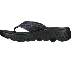 Sandals<SKECHERS GO WALK Massage Fit Sandal - Pure Bliss BLACK / GRAY