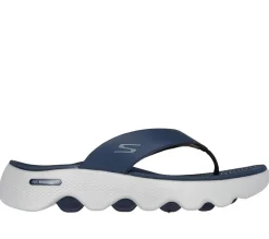 Sandals<SKECHERS GO WALK Massage Fit Sandal NAVY / GRAY