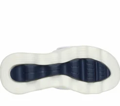 Sandals<SKECHERS GO WALK Massage Fit Sandal WHITE / NAVY