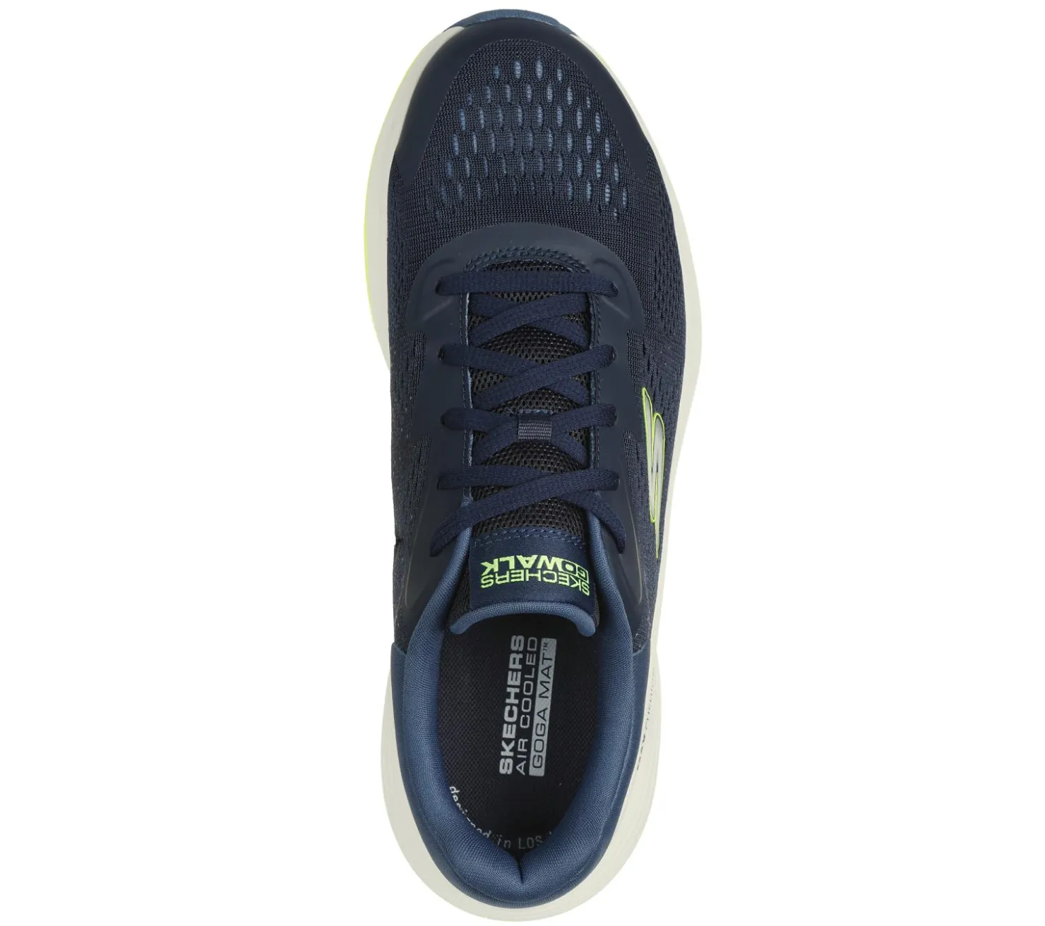 Lace Up|Athletic Sneakers<SKECHERS GO WALK Max Walker - Augustus NAVY / LIME