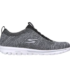 Slip-Ons|Casual Sneakers<SKECHERS GO WALK Travel - Radiant Moon BLACK / WHITE