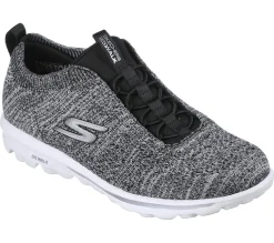 Slip-Ons|Casual Sneakers<SKECHERS GO WALK Travel - Radiant Moon BLACK / WHITE