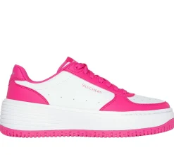 Lace Up|Casual Sneakers<SKECHERS Grand 92 - Steady Winning WHITE / HOT PINK