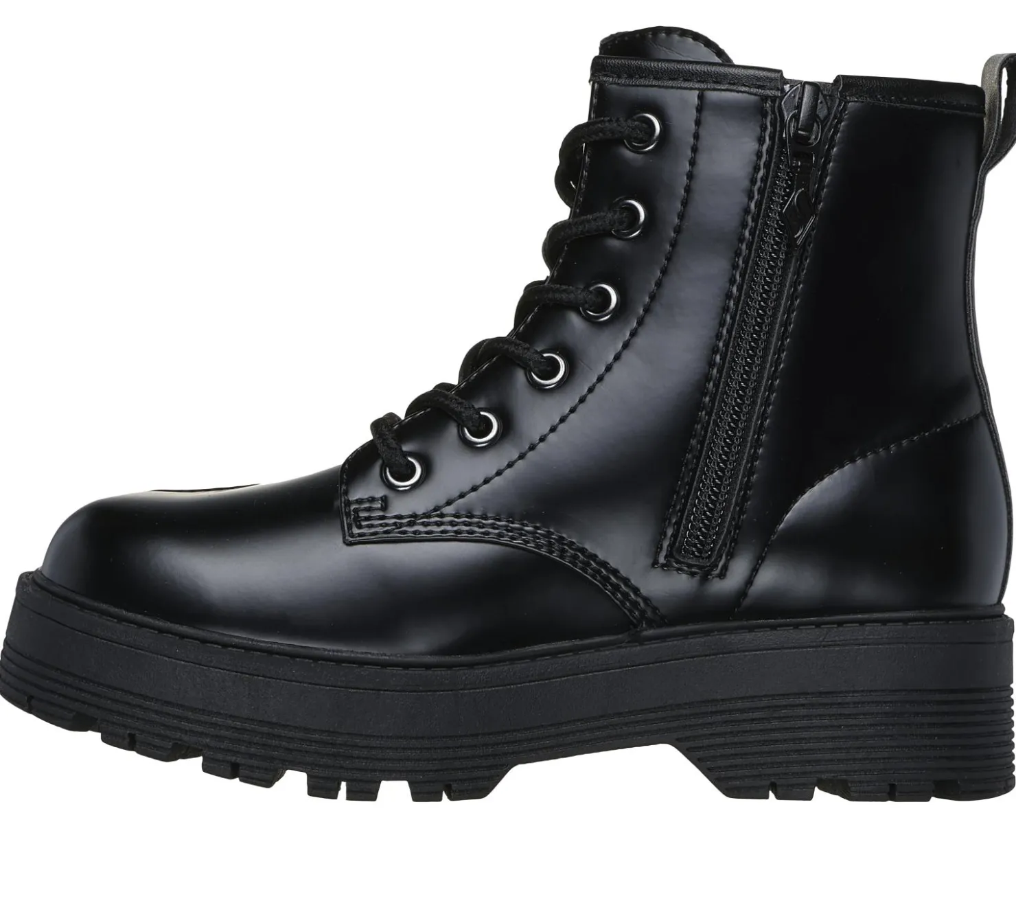 Lace Ups|Boots<SKECHERS Gravlen Hi - Metallic Heart BLACK