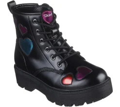 Lace Ups|Boots<SKECHERS Gravlen Hi - Metallic Heart BLACK