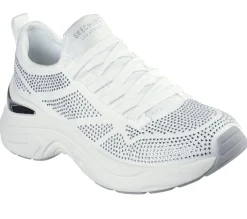Slip-Ons|Casual Sneakers<SKECHERS Hazel - Lustrous Sheen WHITE