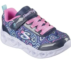 Light-Up|Athletic Shoes & Sneakers<SKECHERS Heart Lights - Boogie Love NAVY / MULTI