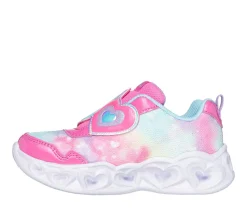 Light-Up|Athletic Shoes & Sneakers<SKECHERS Heart Lights - Lovin Reflection PINK / TURQUOISE