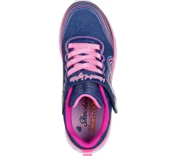 Light-Up|Athletic Shoes & Sneakers<SKECHERS Heart Lights - Retro Hearts NAVY / MULTI