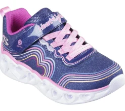 Light-Up|Athletic Shoes & Sneakers<SKECHERS Heart Lights - Retro Hearts NAVY / MULTI