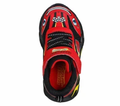Light-Up|Athletic Shoes & Sneakers<SKECHERS Hot Lights: Thermo Flash - Wheel Buddies RED / BLACK