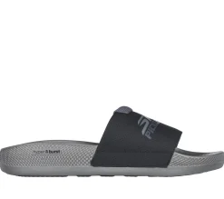 Sandals<SKECHERS Hyper Slide - Revive GRAY / BLACK
