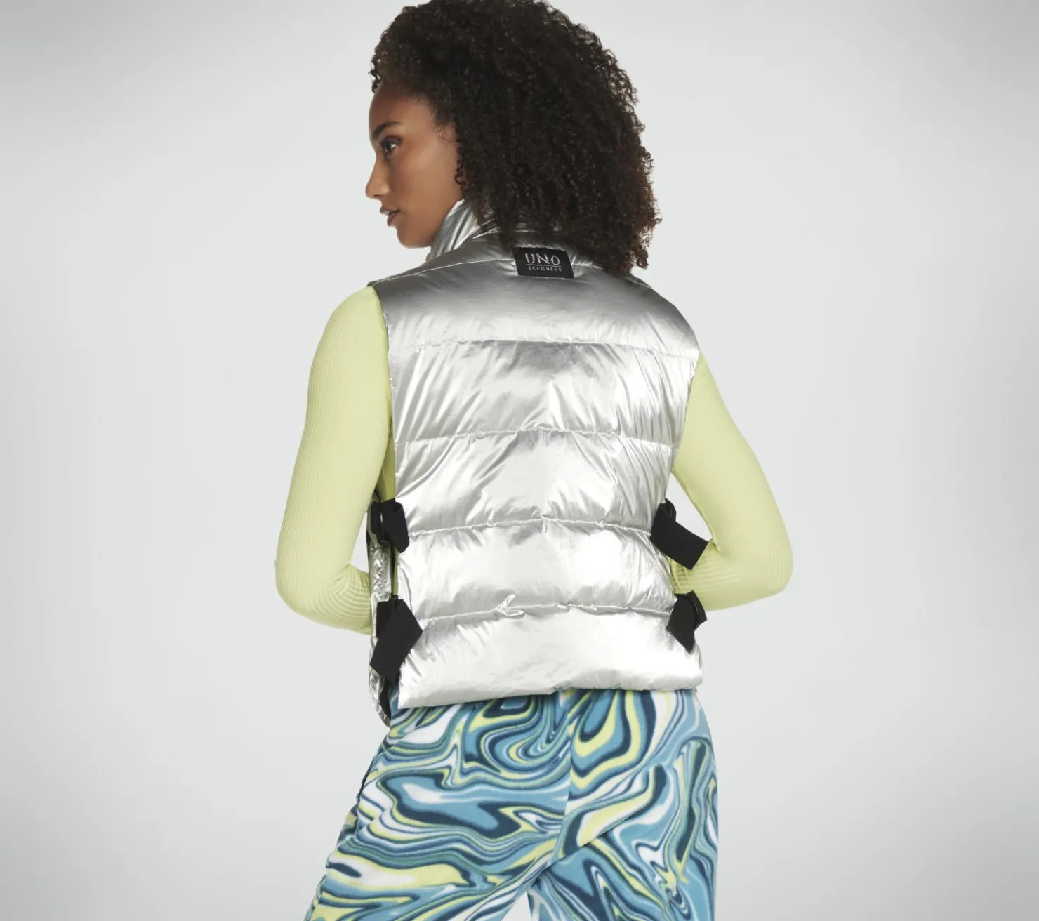Tops|Tops<SKECHERS Hypershine Vest SILVER