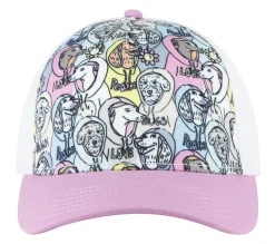 Hats|Accessories<SKECHERS IN THE HOOD TRUCKER BLUE / PINK