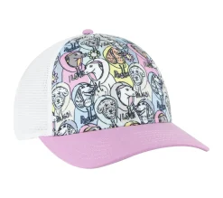 Hats|Accessories<SKECHERS IN THE HOOD TRUCKER BLUE / PINK