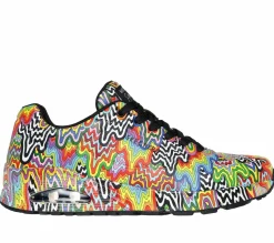 Athletic Sneakers|Lace Up<SKECHERS Jen Stark: Uno - Stark Drip Print MULTI