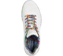 Lace Up|Casual Sneakers<SKECHERS Jen Stark: Uno - Stark Mini Drip WHITE / MULTI