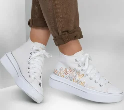 Lace Up|Canvas Shoes<SKECHERS JGoldcrown: Cordova Classic - Chic Love WHITE / MULTI