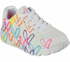 Lace Ups|Athletic Shoes & Sneakers<SKECHERS JGoldcrown: Uno Lite - Spread The Love WHITE / MULTI