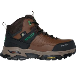 Work & Safety|Lace Up<SKECHERS John Deere: Arch Fit Tarver CT - Iron Forge BROWN