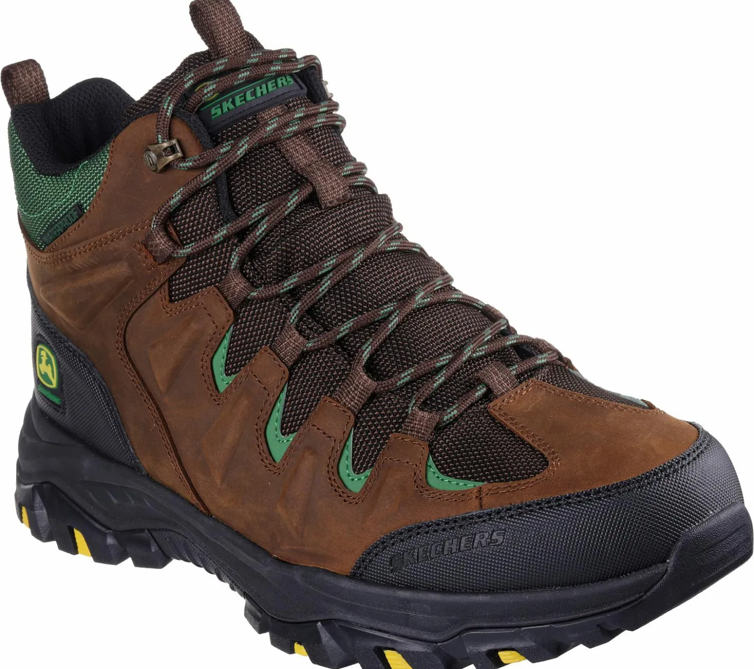 Lace Up|Boots<SKECHERS John Deere: Relaxed Fit Rickter - Tasker BROWN