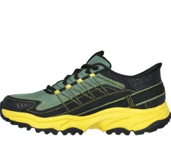 Hands Free Slip-Ins|Athletic Sneakers<SKECHERS John Deere: Slip-ins Vigor AT GRAY / YELLOW