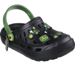 Slip-Ons<SKECHERS John Deere: Swifters - Tractor-Splash BLACK / GREEN