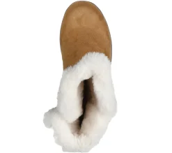 Boots<SKECHERS Keepsakes Wedge - Fur-Ever CHESTNUT
