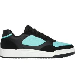 Lace Up|Casual Sneakers<SKECHERS Koopa Court - Volley Low Varsity BLACK / BLUE