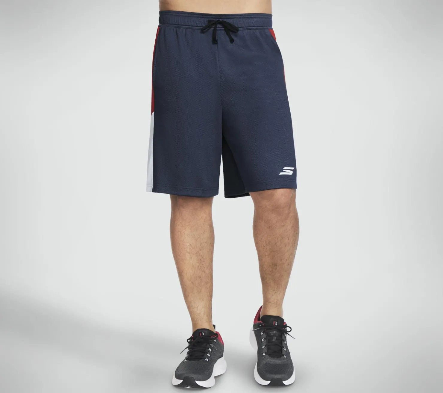 Bottoms|Bottoms<SKECHERS Layup 8 Inch Short NAVY