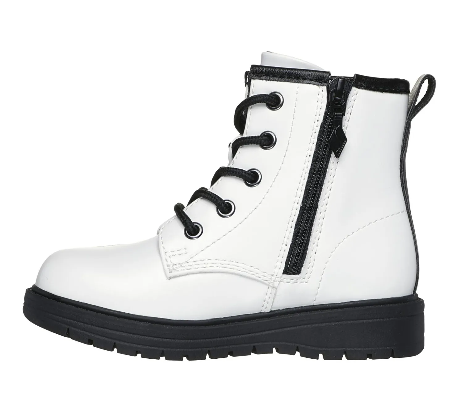 Lace Ups|Boots<SKECHERS Lil Gravlen - Metallic Amor WHITE