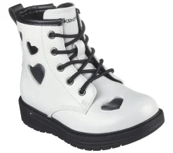 Lace Ups|Boots<SKECHERS Lil Gravlen - Metallic Amor WHITE