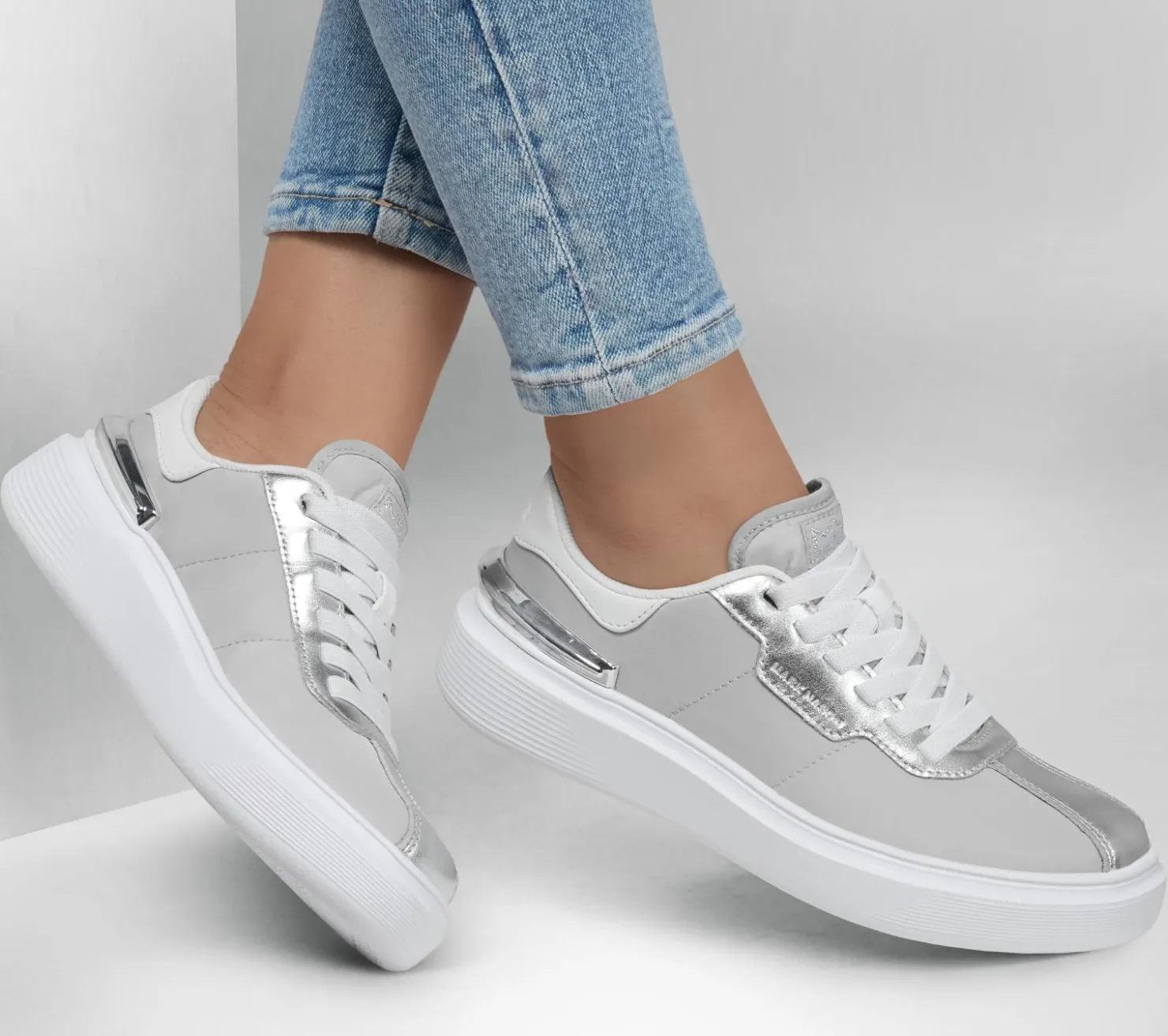 Casual Sneakers|Slip-Ons<SKECHERS Mark Nason: Record 2.0 - NYLA SILVER