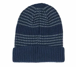 Cold Weather Gear<SKECHERS Marled Stripe Beanie NAVY