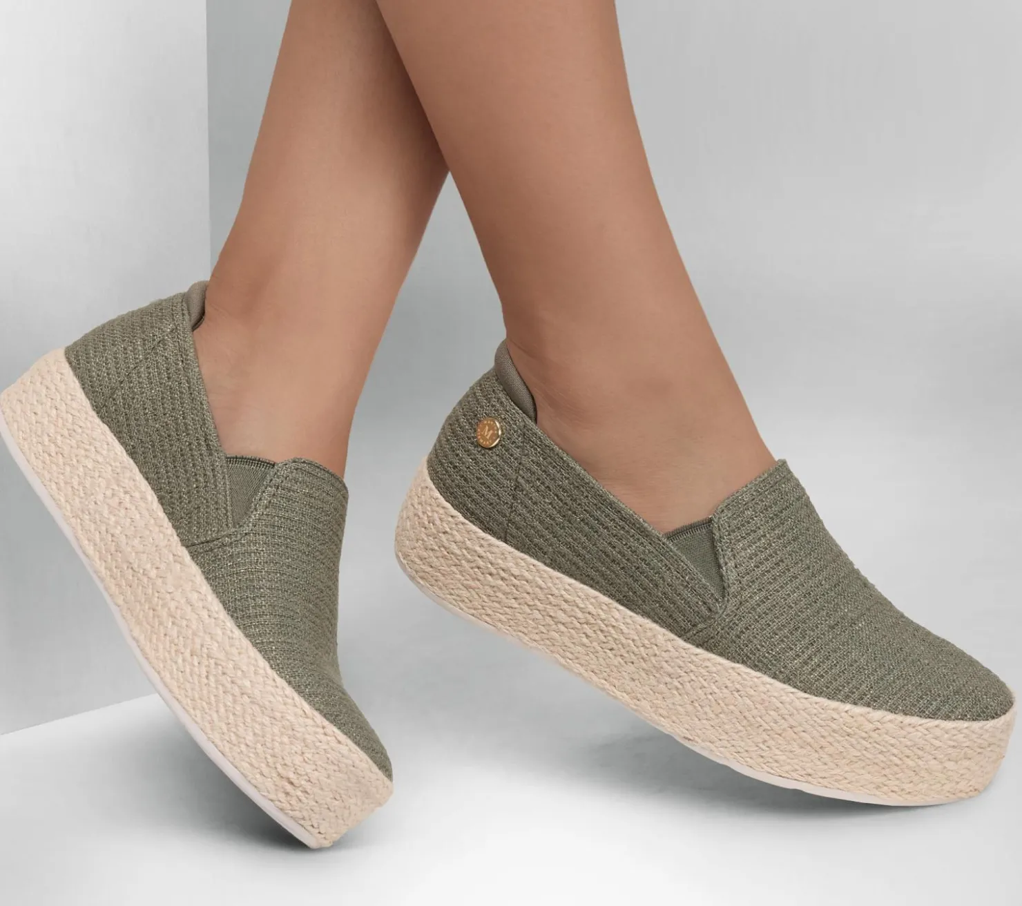 Wedges|Slip-Ons<SKECHERS Martha Stewart: BOBS Sesame OLIVE