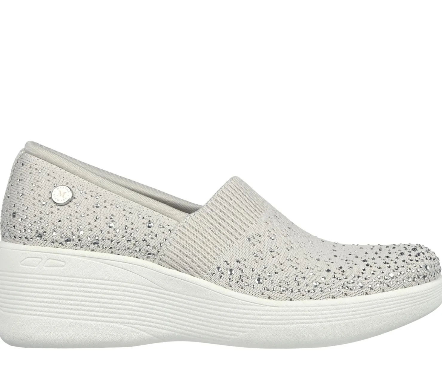 Wedges|Slip-Ons<SKECHERS Martha Stewart: Pier-Lite - Reflection LIGHT GRAY / SILVER