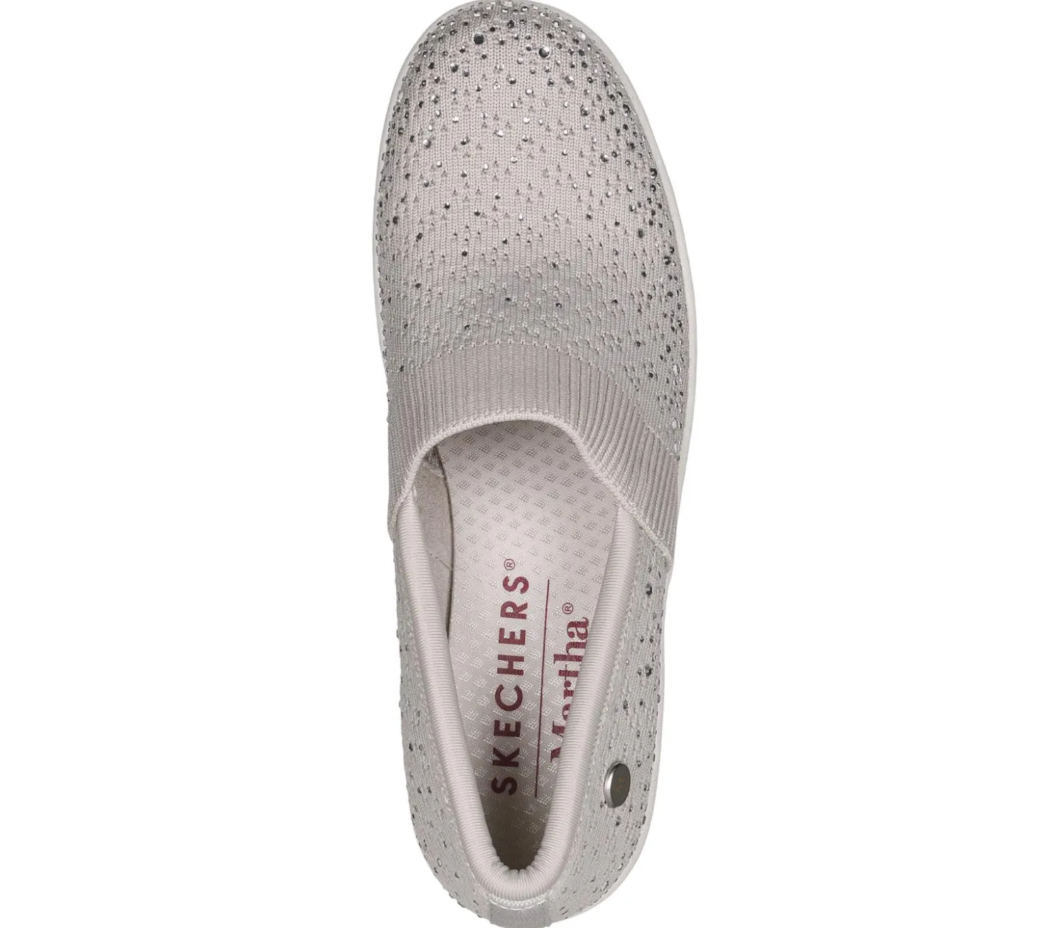 Wedges|Slip-Ons<SKECHERS Martha Stewart: Pier-Lite - Reflection LIGHT GRAY / SILVER