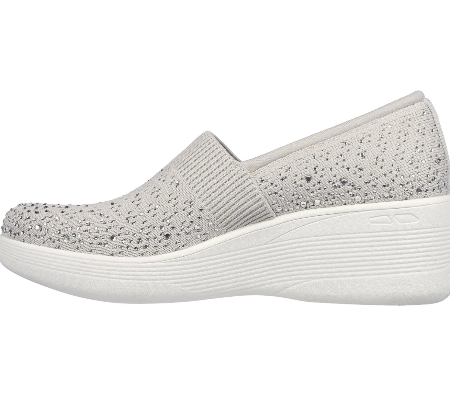 Wedges|Slip-Ons<SKECHERS Martha Stewart: Pier-Lite - Reflection LIGHT GRAY / SILVER